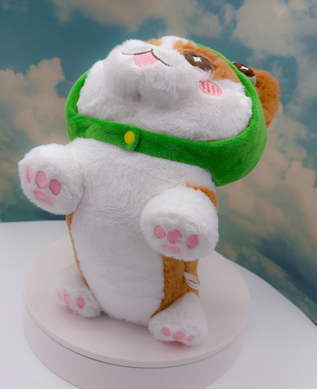 Froggy the corgi plushie
