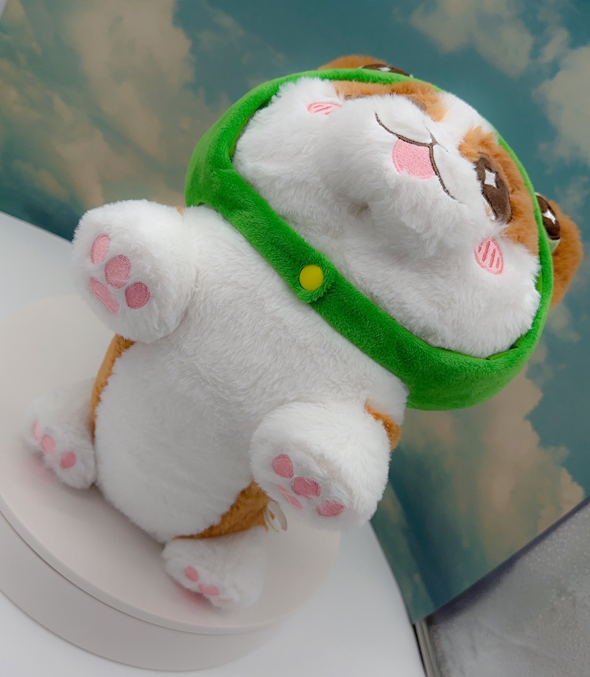 Froggy the corgi plushie