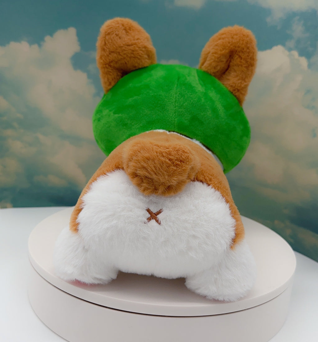 Froggy the corgi plushie